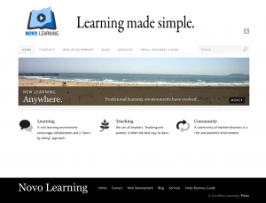 Novo Learning Screen shot 2011 09 23 at 10.27.20 AM 300x229 Website Design